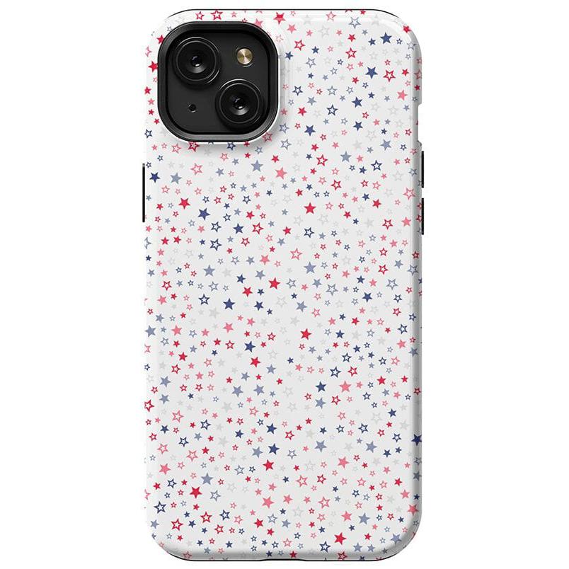 "Seeing Stars | Red, White & Blue Case Phone Case Casetry Essential + MagSafe® iPhone 15 Plus"