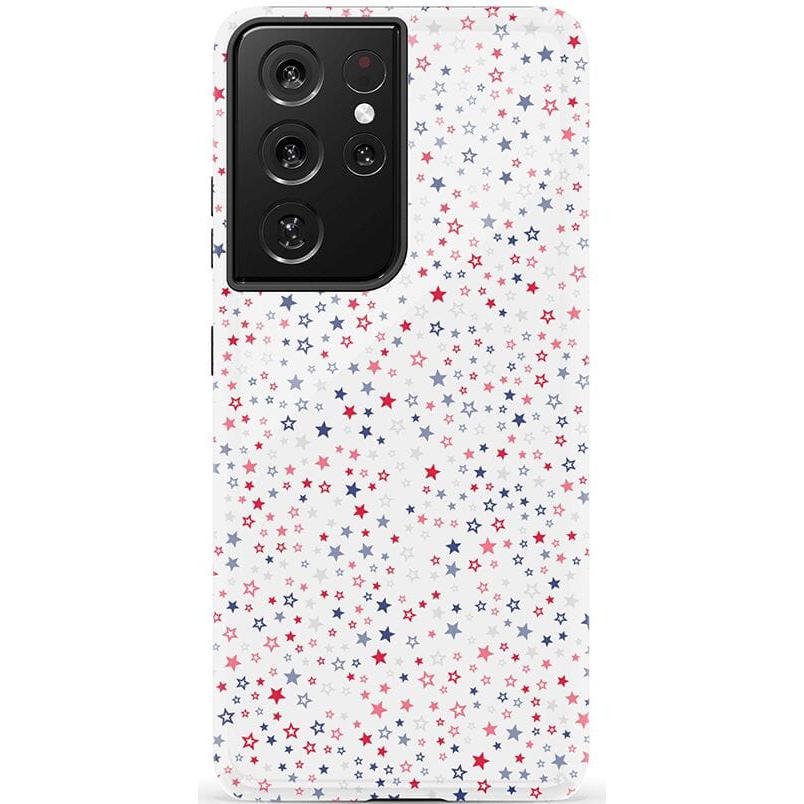 "Seeing Stars | Red, White & Blue Case Phone Case Casetry Essential Galaxy S21 Ultra"