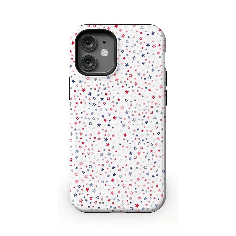 "Seeing Stars | Red, White & Blue Case Phone Case Casetry Essential + MagSafe® iPhone 12 Mini"