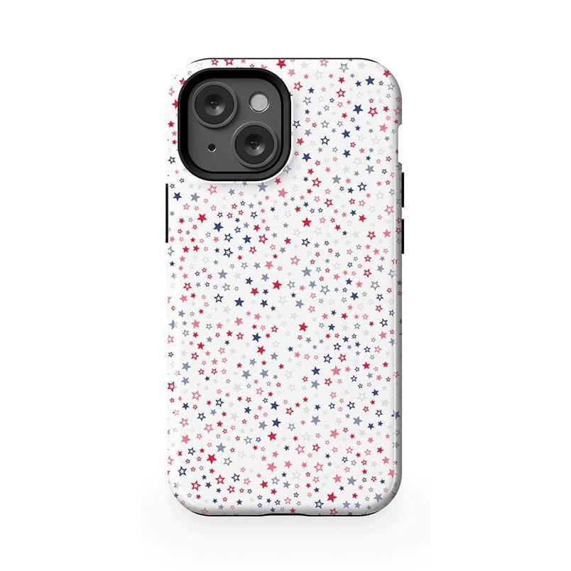 "Seeing Stars | Red, White & Blue Case Phone Case Casetry Essential + MagSafe® iPhone 13 Mini"