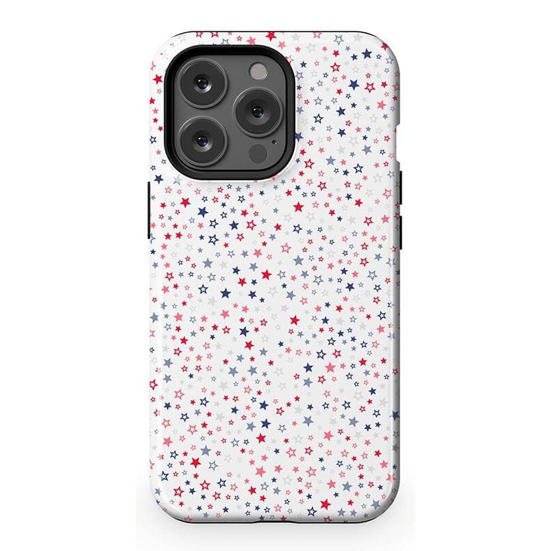 "Seeing Stars | Red, White & Blue Case Phone Case Casetry Essential + MagSafe® iPhone 13 Pro"