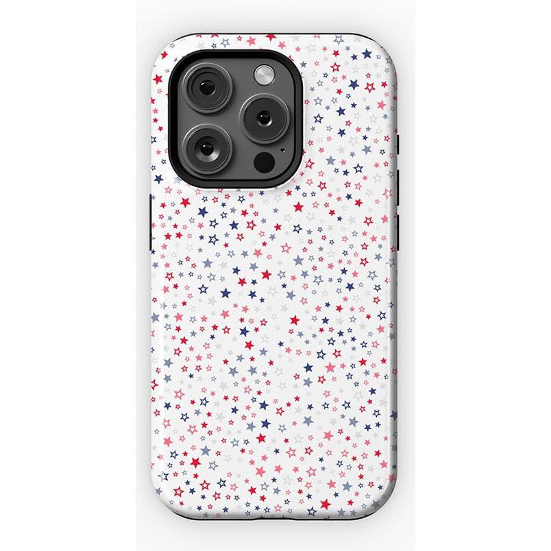 "Seeing Stars | Red, White & Blue Case Phone Case Casetry Essential + MagSafe® iPhone 15 Pro"