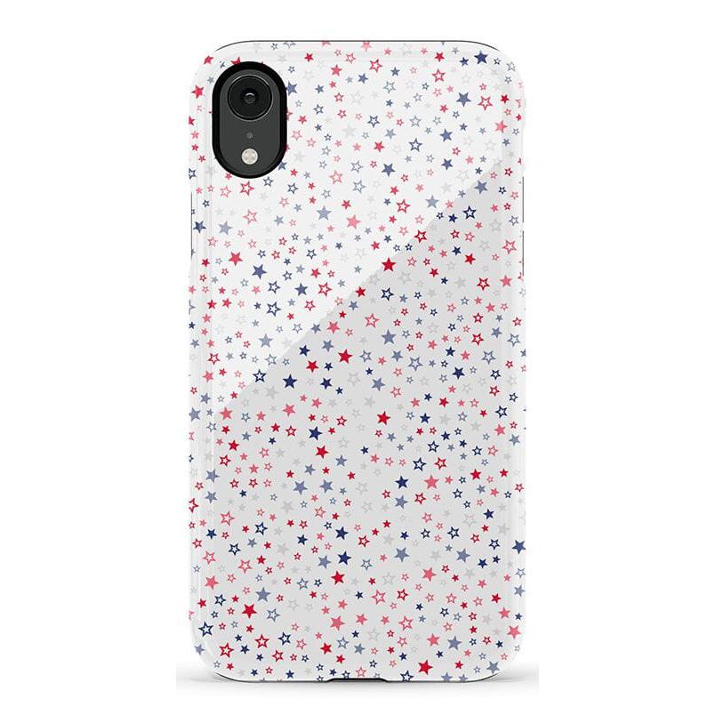 "Seeing Stars | Red, White & Blue Case Phone Case Casetry Essential iPhone XR "
