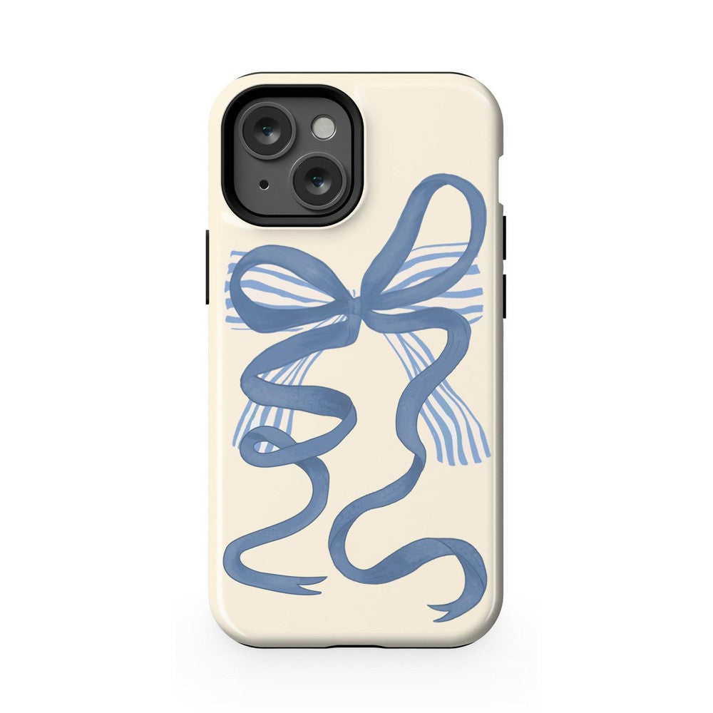 Heartstrings | Blue Bow Case Phone Case Casetry Essential + MagSafe® iPhone 13 Mini