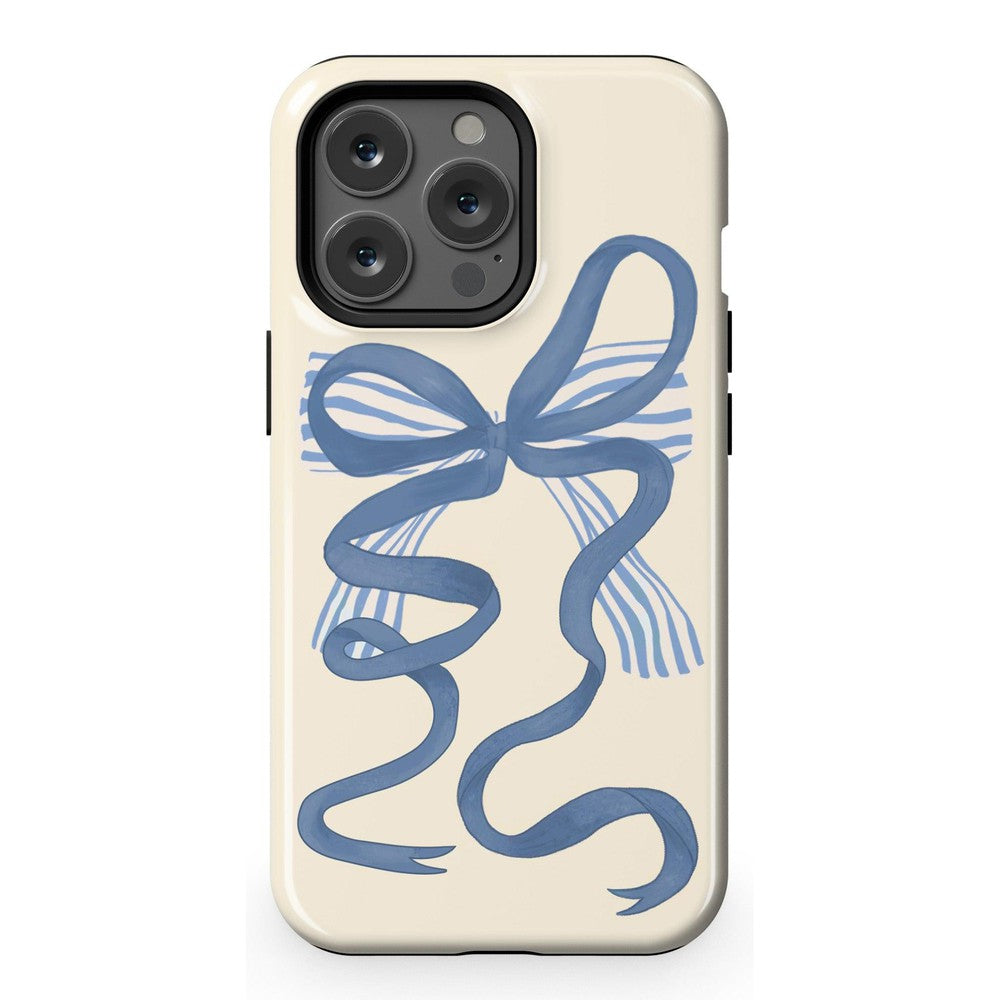 Heartstrings | Blue Bow Case Phone Case Casetry Essential + MagSafe® iPhone 13 Pro