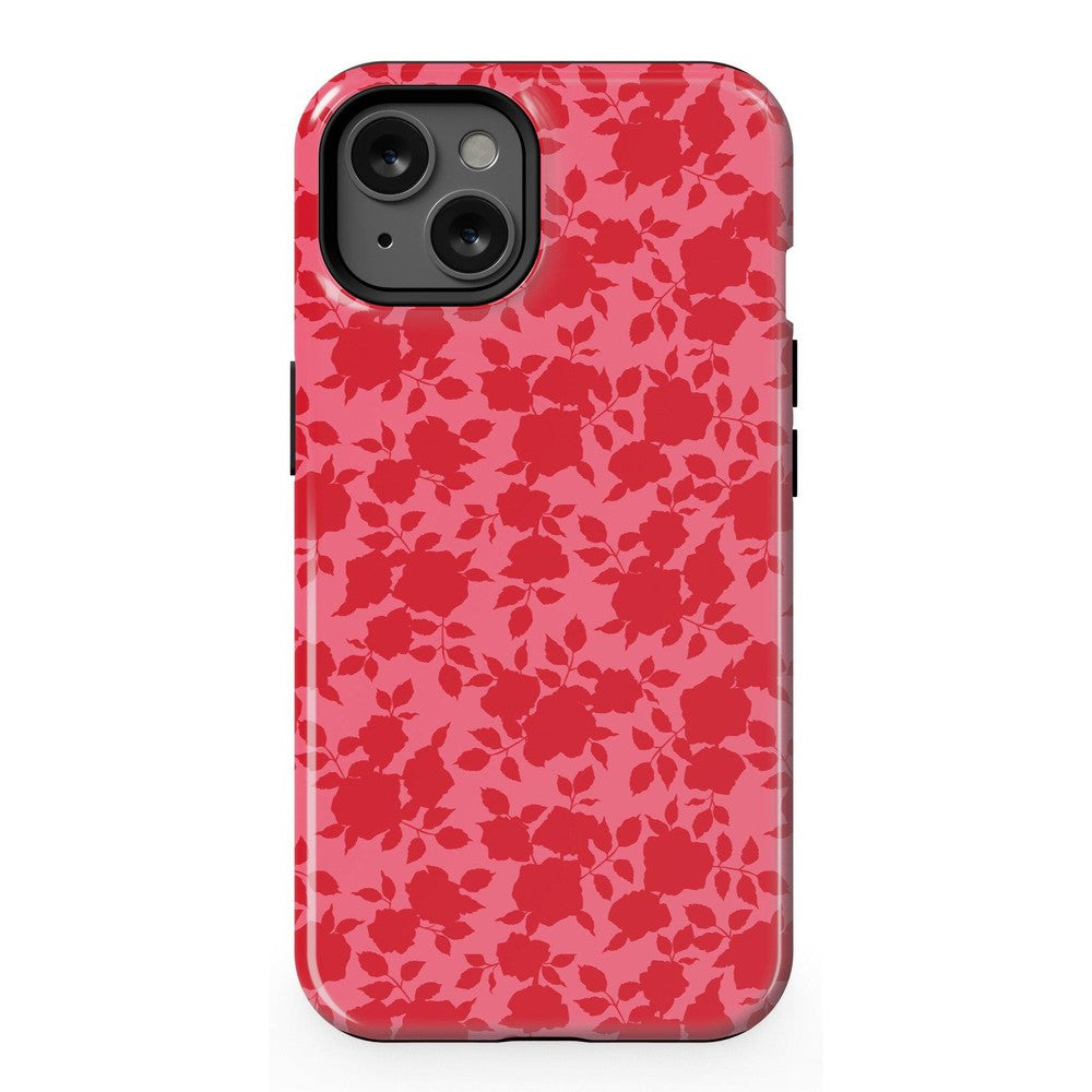 Rose Garden | Red Aesthetic Case Phone Case Casetry Essential + MagSafe® iPhone 13