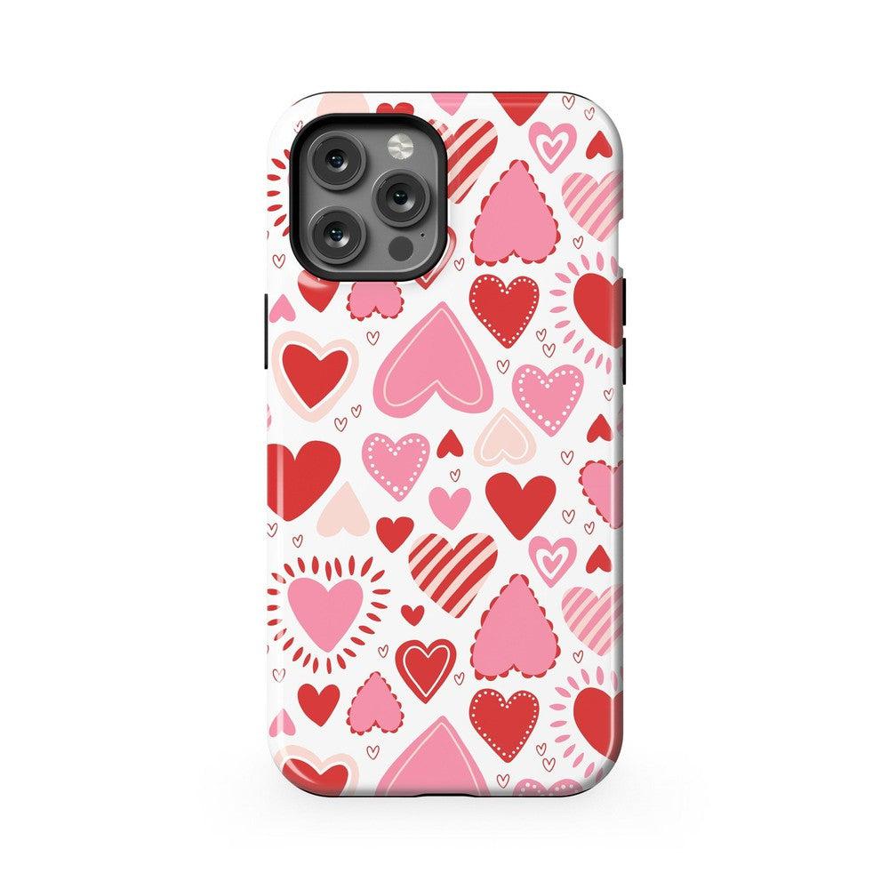 Love Struck | Heart Stickers Case Phone Case Casetry Essential + MagSafe® iPhone 12 Pro Max