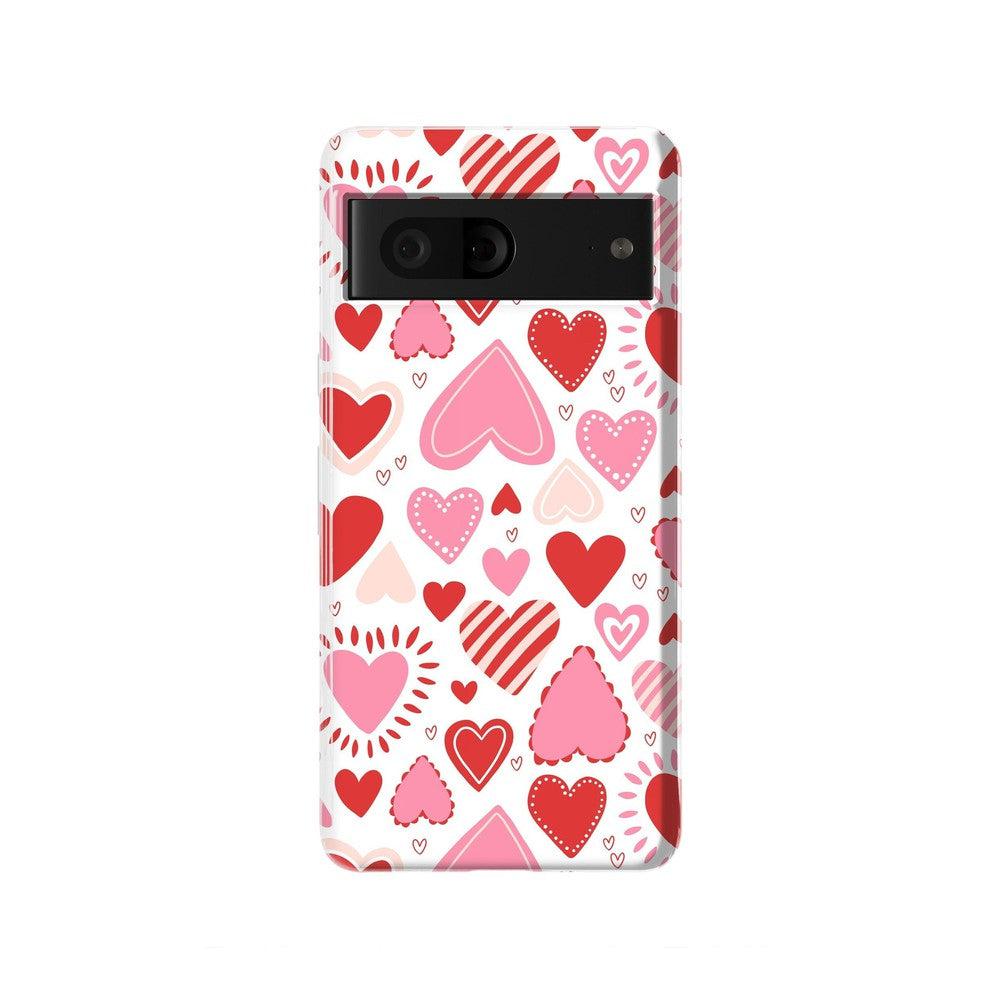 Love Struck | Heart Stickers Case Phone Case Casetry Essential Google Pixel 7