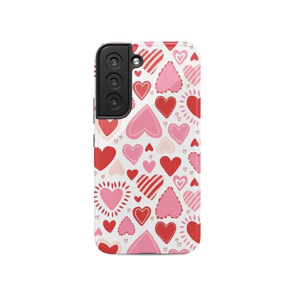 Love Struck | Heart Stickers Case Phone Case Casetry Essential Galaxy S22