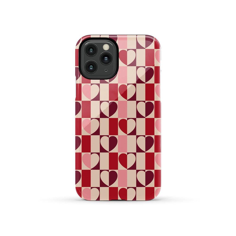 Love's a Game | Retro Hearts Case Phone Case Casetry Essential iPhone 11 Pro