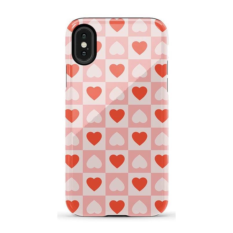 The Valentine's Collection | Heart Checkerboard Case Phone Case Casetry Essential iPhone 11