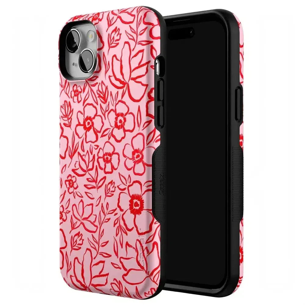 Blush Garden | Floral Doodle Case