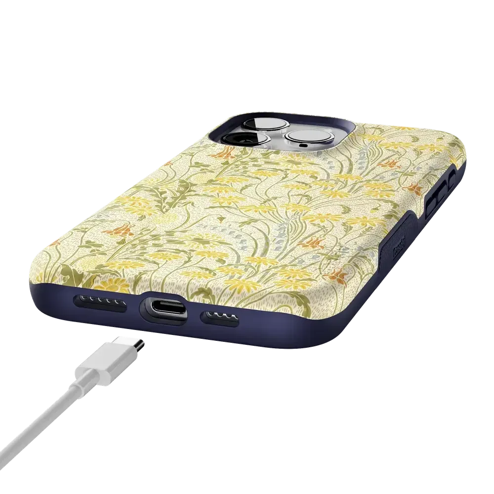 Boho Blooms | Golden Floral Case