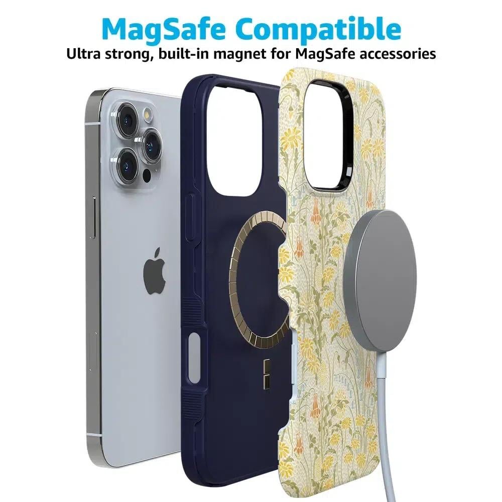 Boho Blooms | Golden Floral Case