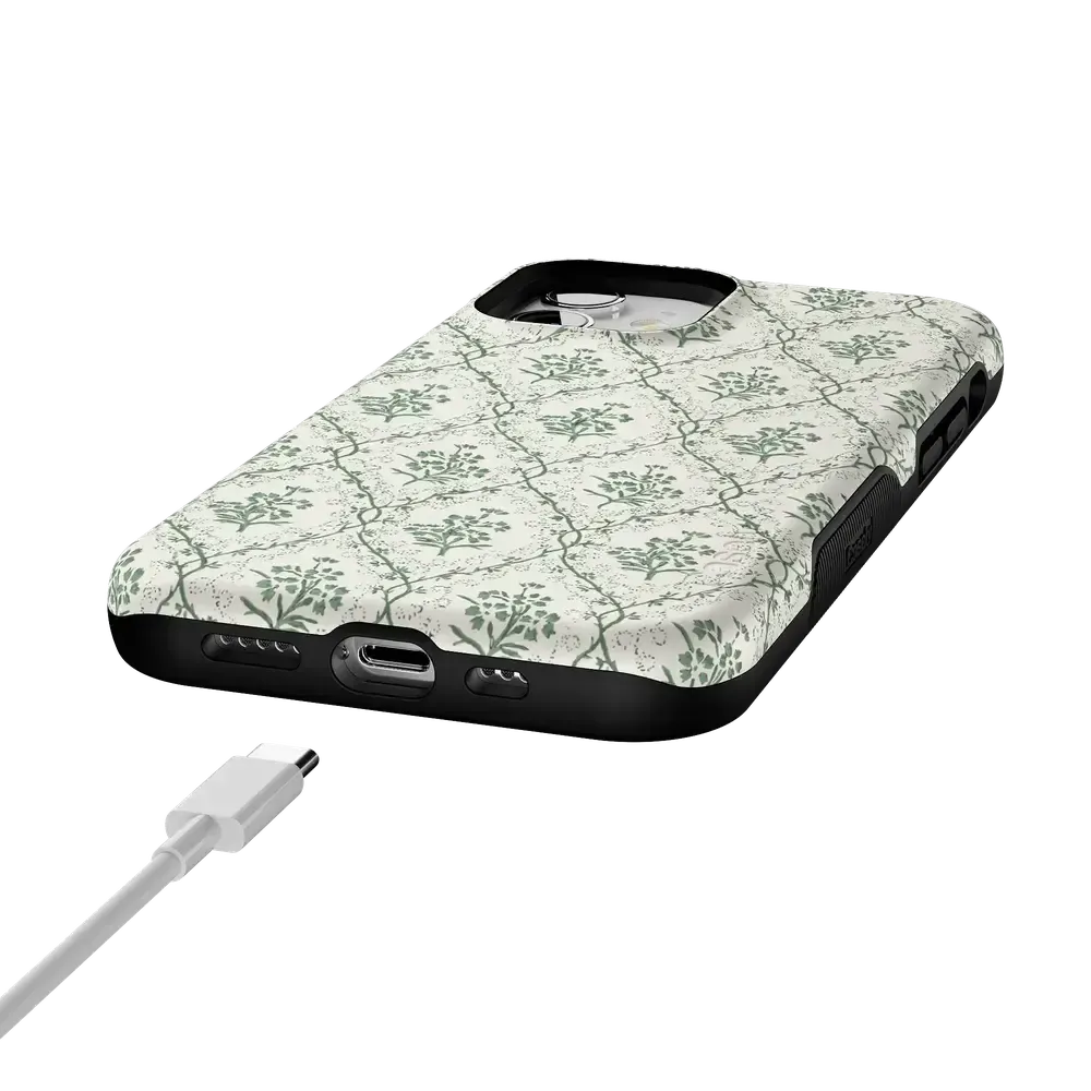 Sage Tapestry | Floral Vines Case