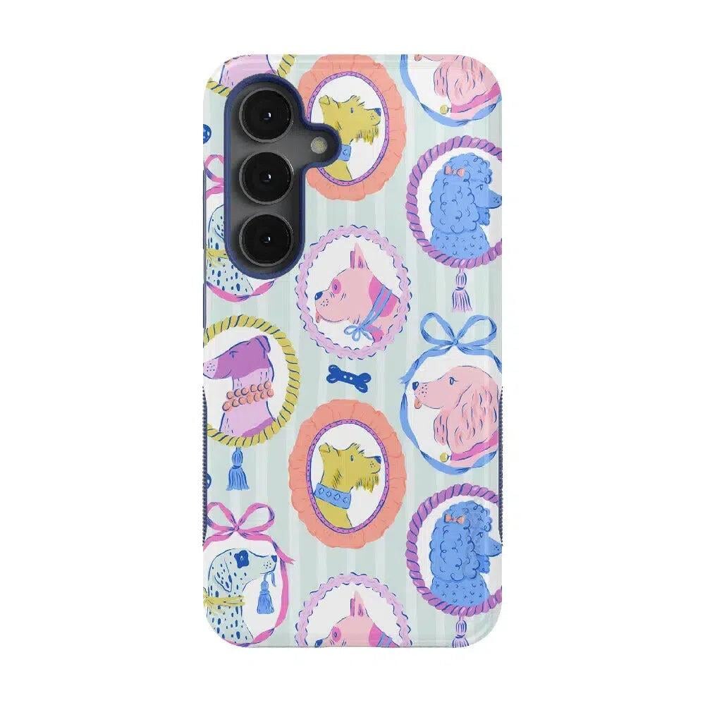 Chateau Pups | French Dog Case Phone Case get.casely Bold Flex + MagSafe® Galaxy S25 