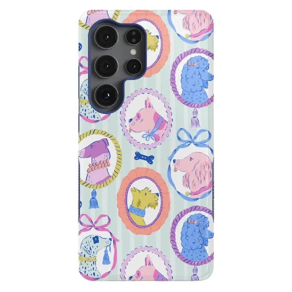 Chateau Pups | French Dog Case Phone Case get.casely Bold Flex + MagSafe® Galaxy S25 Ultra 