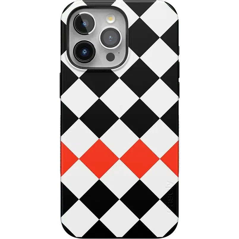 Checkerboard | High Contrast Design Case Phone Case Casetry Bold Flex + MagSafe® iPhone 15 Pro Max 