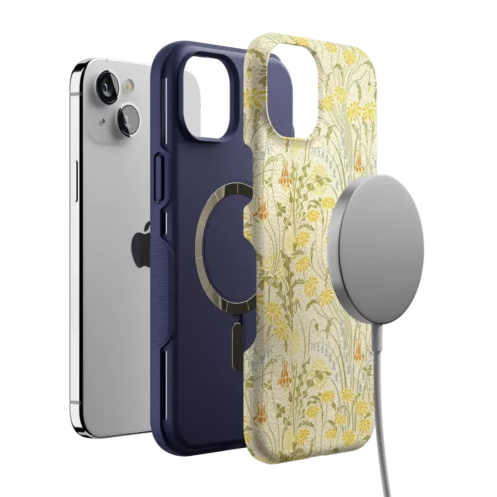 Boho Blooms | Golden Floral Case