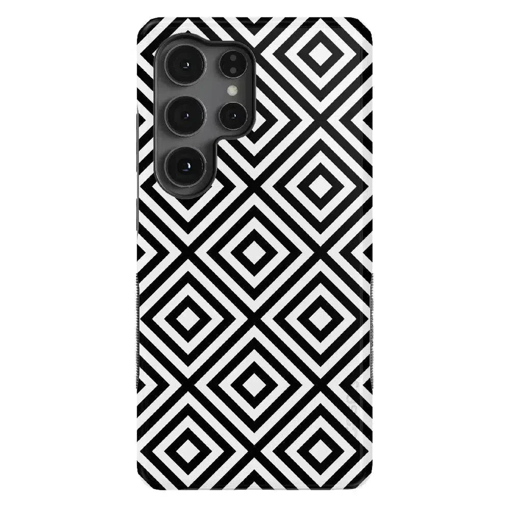 Diamonds | High Contrast Design Case Phone Case Casetry Bold Flex + MagSafe® Galaxy S25 Ultra 