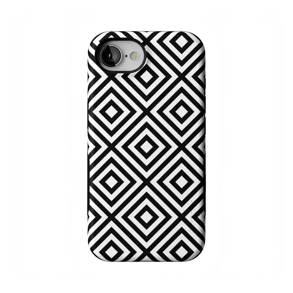 Diamonds | High Contrast Design Case Phone Case Casetry Bold Flex + MagSafe® iPhone 16e 
