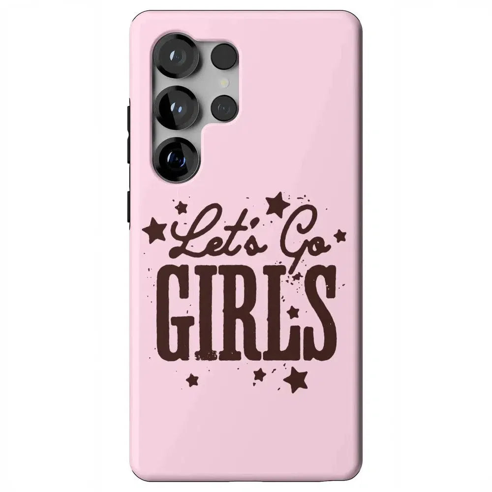 Let's Go Girls | Pink Rodeo Bachelorette Case Phone Case Casetry Essential + MagSafe® Galaxy S25 Ultra
