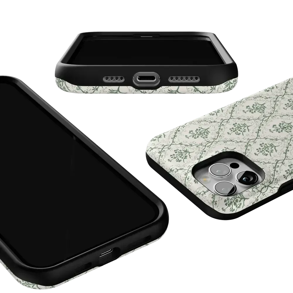 Sage Tapestry | Floral Vines Case
