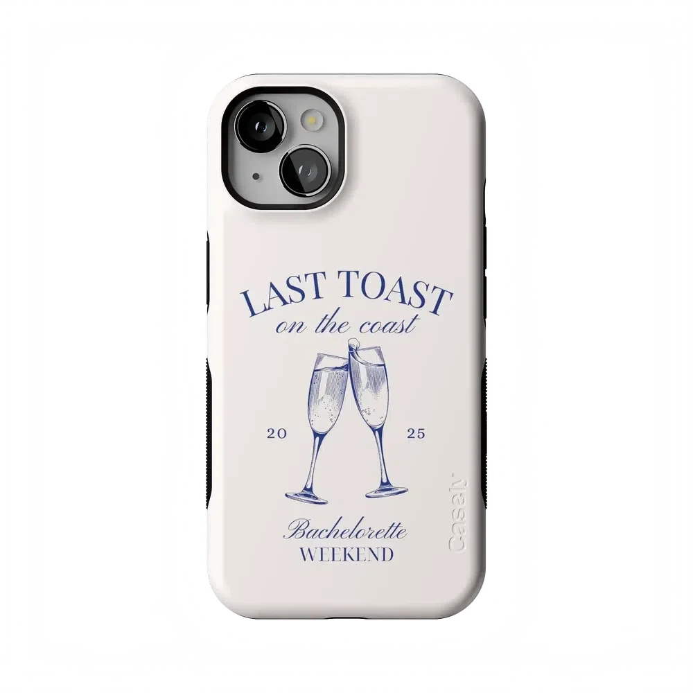 Last Toast | Off-White Coastal Bachelorette Case Phone Case Casetry Bold Flex + MagSafe® iPhone 13 Mini 