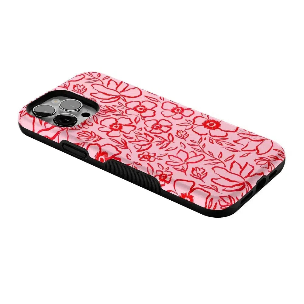 Blush Garden | Floral Doodle Case