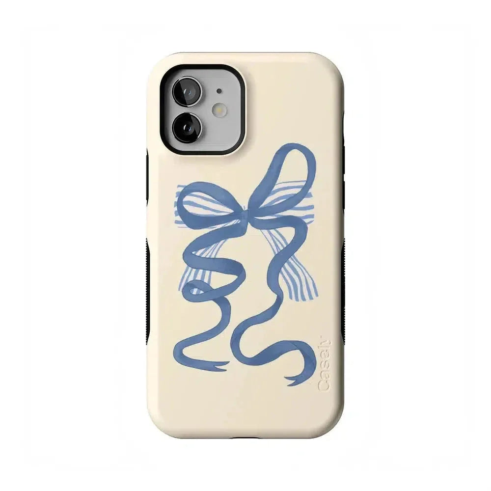 Heartstrings | Blue Bow Case Phone Case Casetry Essential + MagSafe® iPhone 12