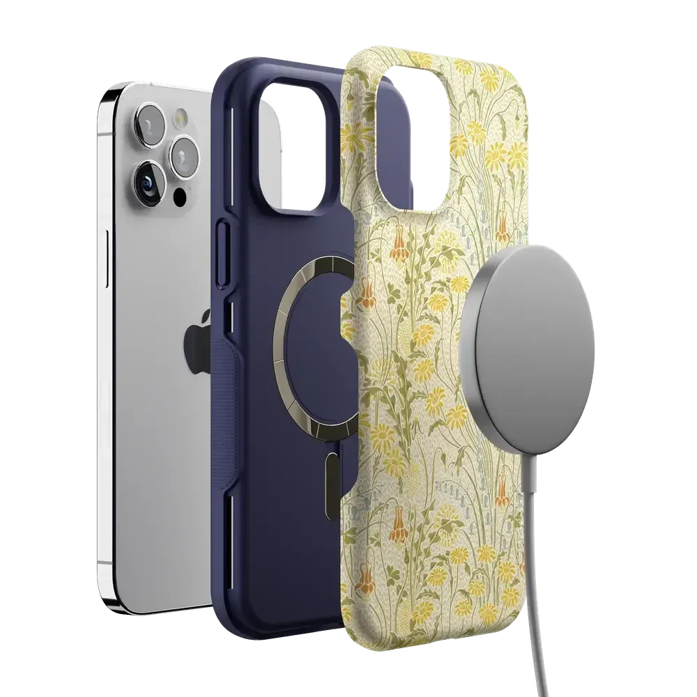 Boho Blooms | Golden Floral Case