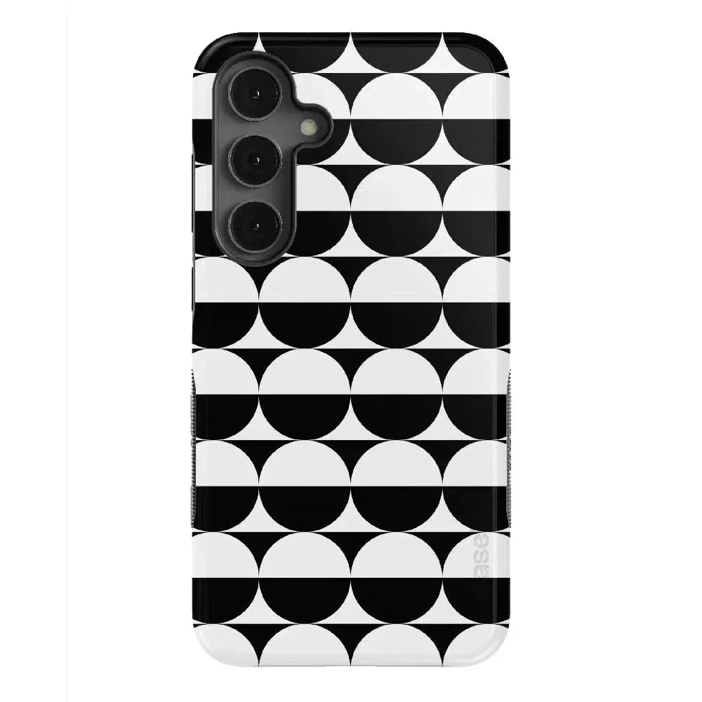 Half Moon | High Contrast Design Case Phone Case Casetry Bold Flex + MagSafe® Galaxy S25 Plus 