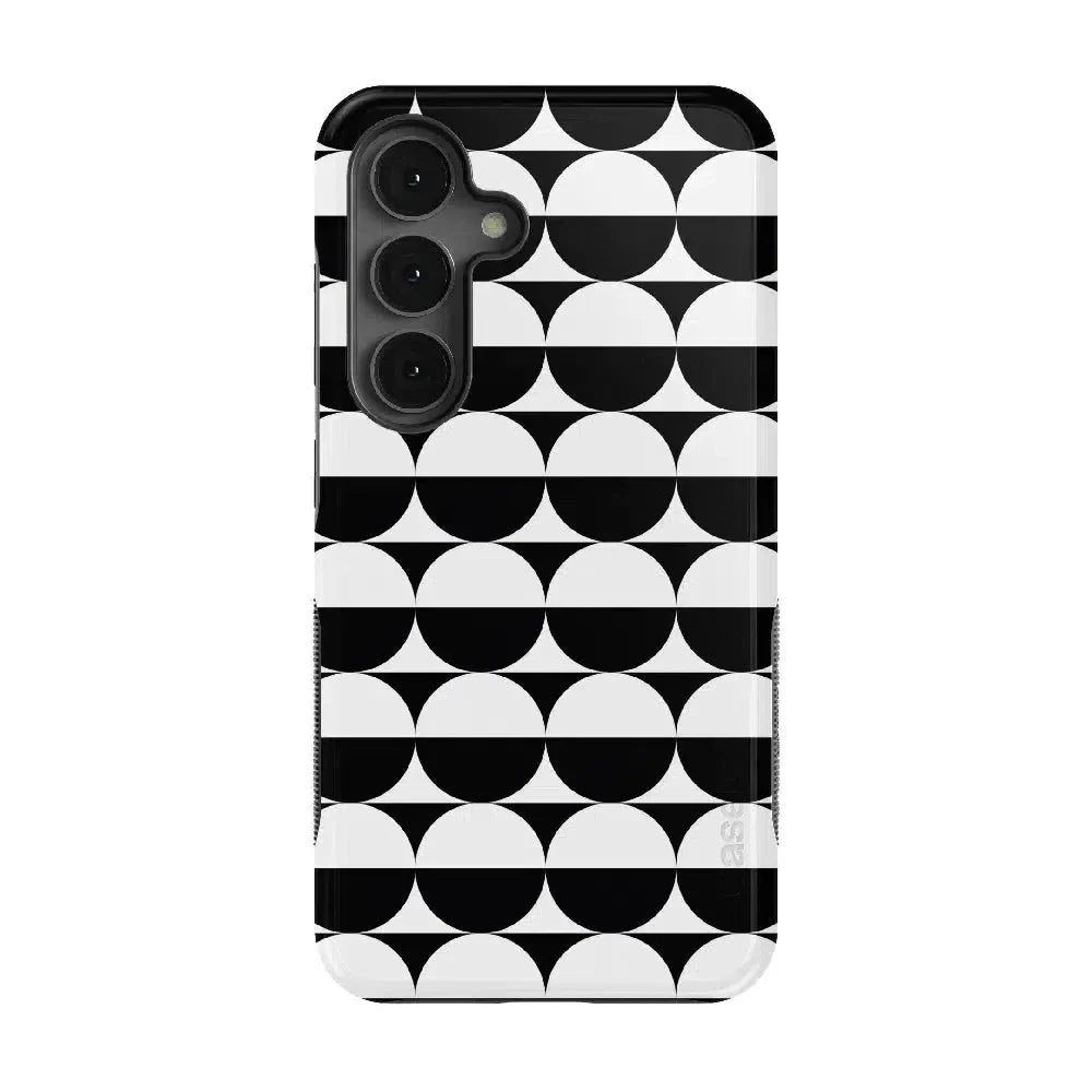 Half Moon | High Contrast Design Case Phone Case Casetry Bold Flex + MagSafe® Galaxy S25 