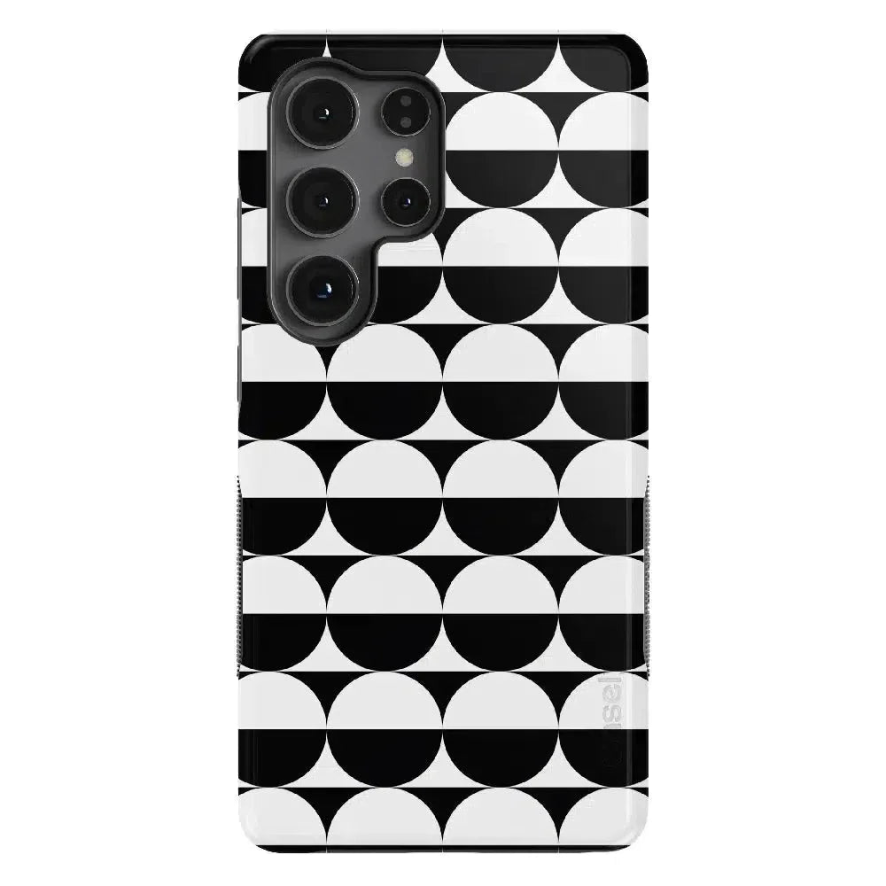 Half Moon | High Contrast Design Case Phone Case Casetry Bold Flex + MagSafe® Galaxy S25 Ultra 