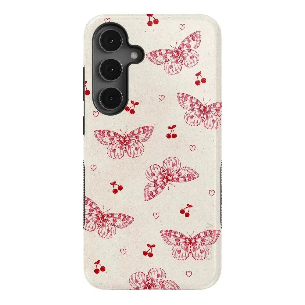 Heart Flutters | Butterfly Case iPhone Case get.casely Bold Flex + MagSafe® Galaxy S25 Plus 