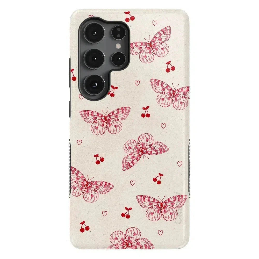 Heart Flutters | Butterfly Case iPhone Case get.casely Bold Flex + MagSafe® Galaxy S25 Ultra 