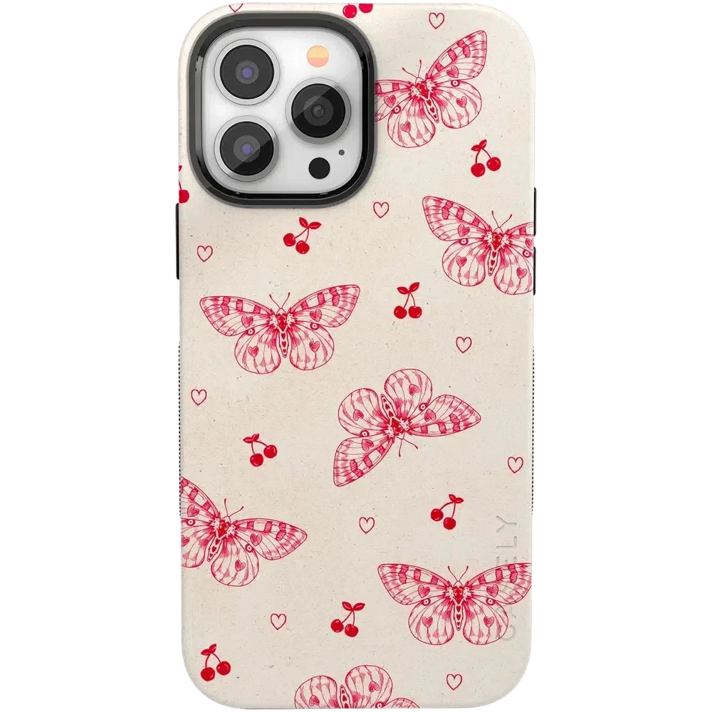 Heart Flutters | Butterfly Case iPhone Case get.casely Bold + MagSafe® iPhone 13 Pro Max 