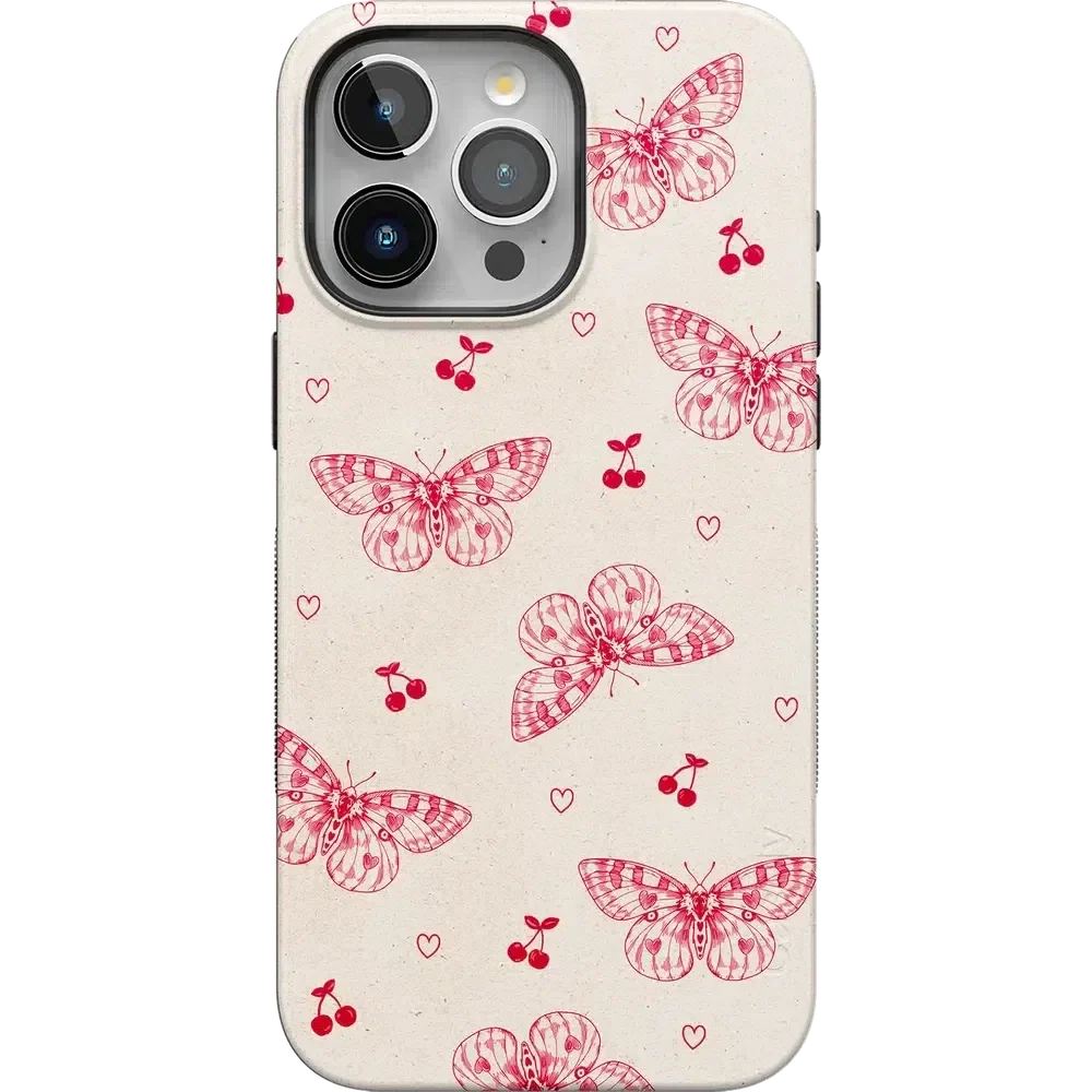 Heart Flutters | Butterfly Case iPhone Case get.casely Bold + MagSafe® iPhone 15 Pro Max 