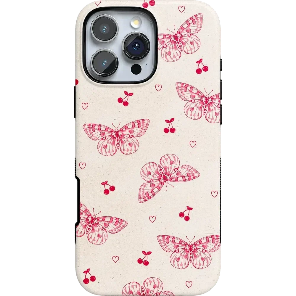Heart Flutters | Butterfly Case iPhone Case get.casely Bold + MagSafe® iPhone 16 Pro Max 