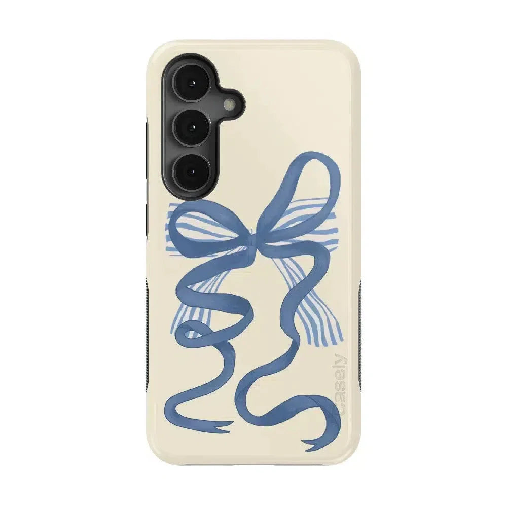 Heartstrings | Blue Bow Case Phone Case Casetry Bold Flex + MagSafe® Galaxy S25 