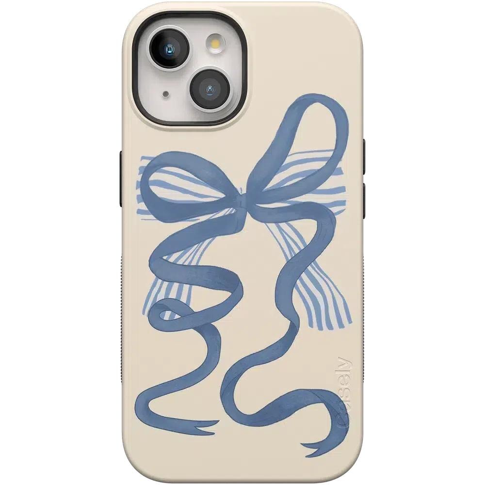 Heartstrings | Blue Bow Case Phone Case Casetry Bold Flex + MagSafe® iPhone 15 Plus 