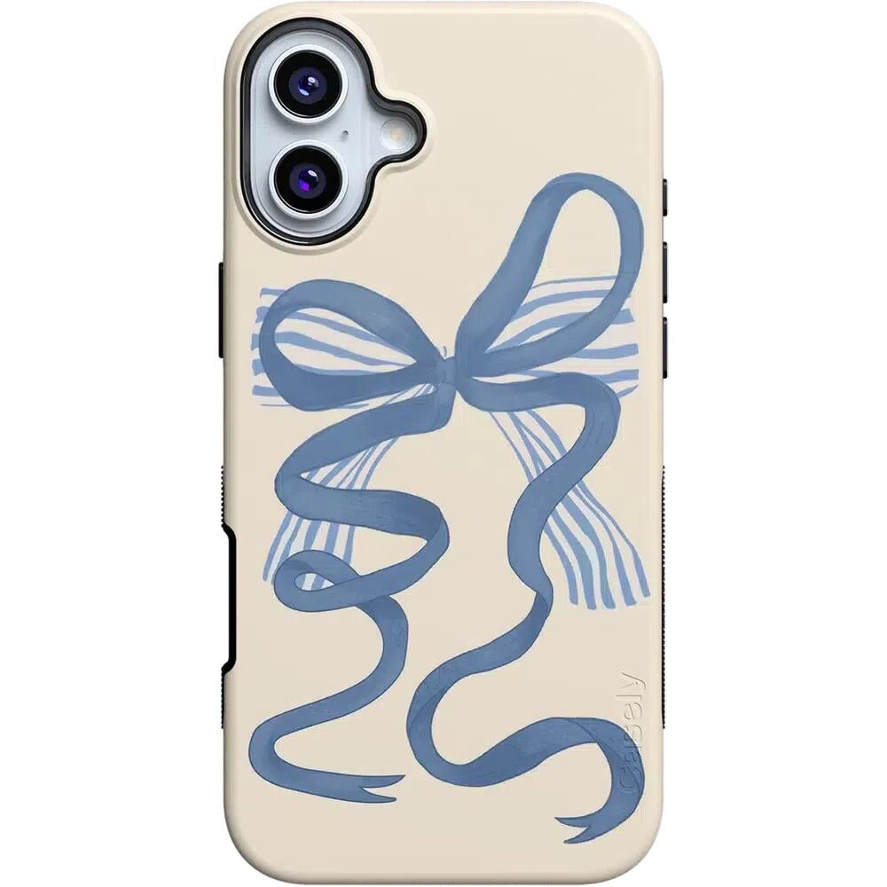 Heartstrings | Blue Bow Case Phone Case Casetry Bold Flex + MagSafe® iPhone 16 Plus 
