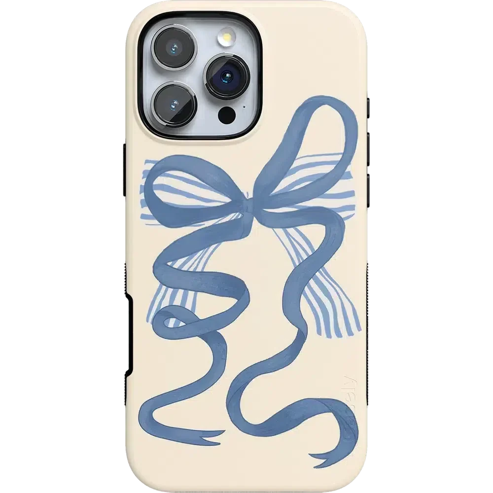 Heartstrings | Blue Bow Case Phone Case Casetry Bold Flex + MagSafe® iPhone 16 Pro Max 