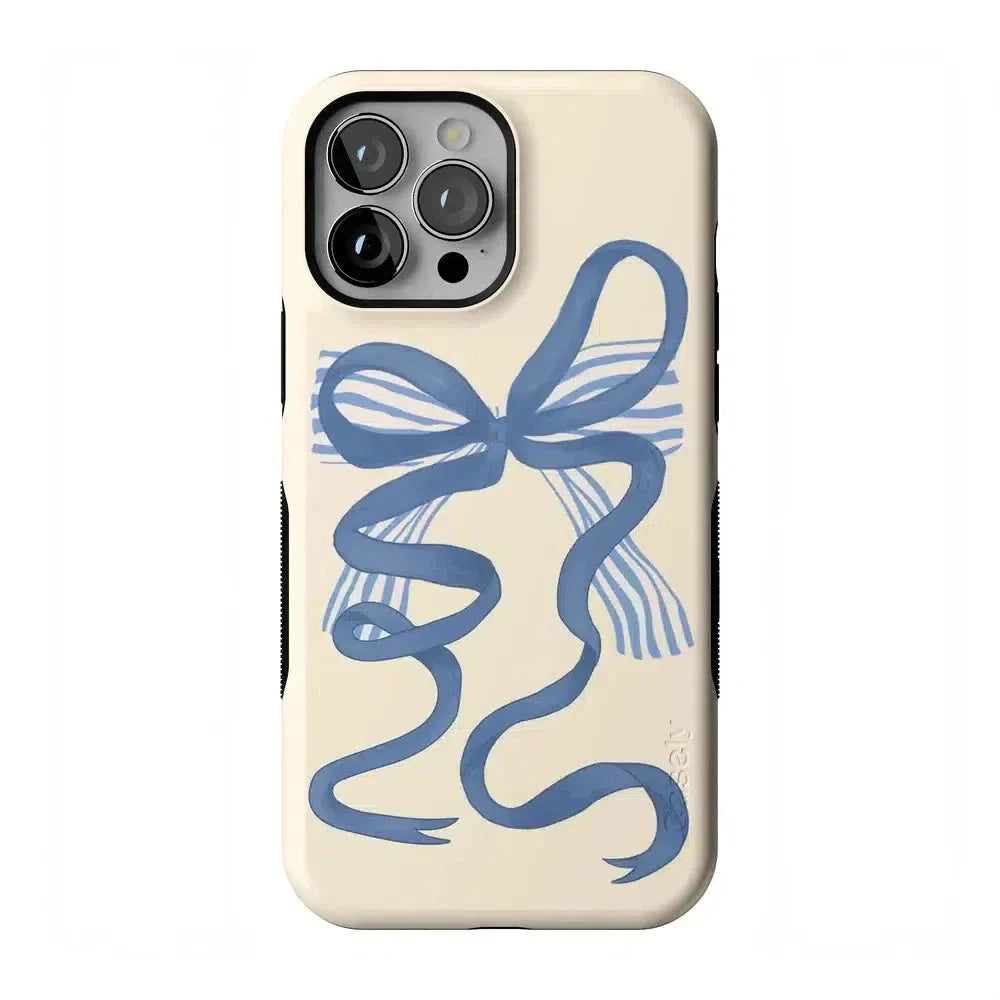 Heartstrings | Blue Bow Case Phone Case Casetry Bold Flex + MagSafe® iPhone 13 Pro Max