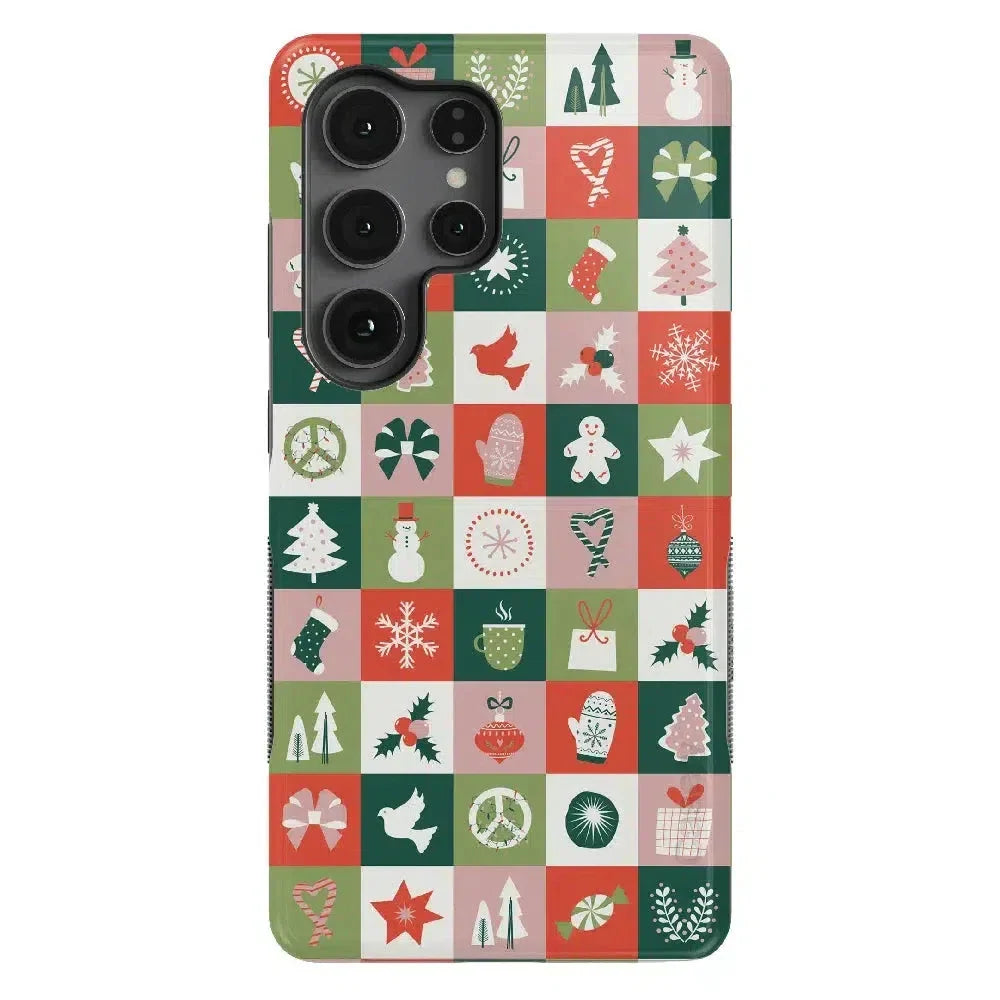 Holiday Square | Countdown to Christmas Case Phone Case Casetry Bold Flex + MagSafe® Galaxy S25 Ultra 