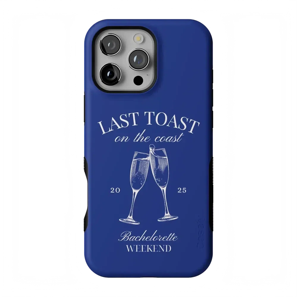Last Toast | Blue Coastal Bachelorette Case Phone Case Casetry Bold Flex + MagSafe® iPhone 16 Pro Max 