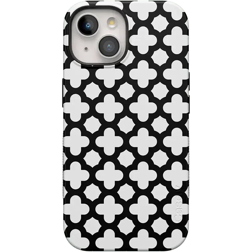 Lattice Tile | High Contrast Design Case Phone Case Casetry Bold Flex + MagSafe® iPhone 15 Plus 