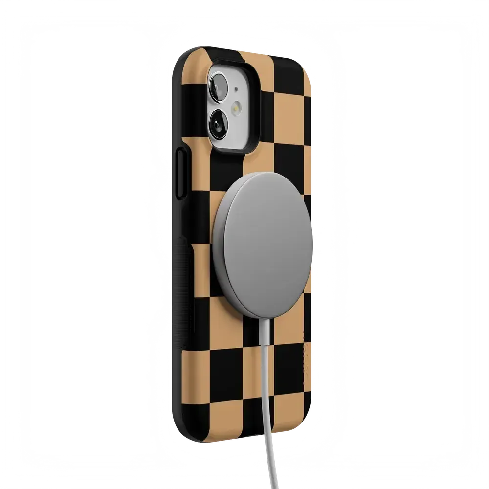 Fit Check | Black & Brown Checkerboard Case
