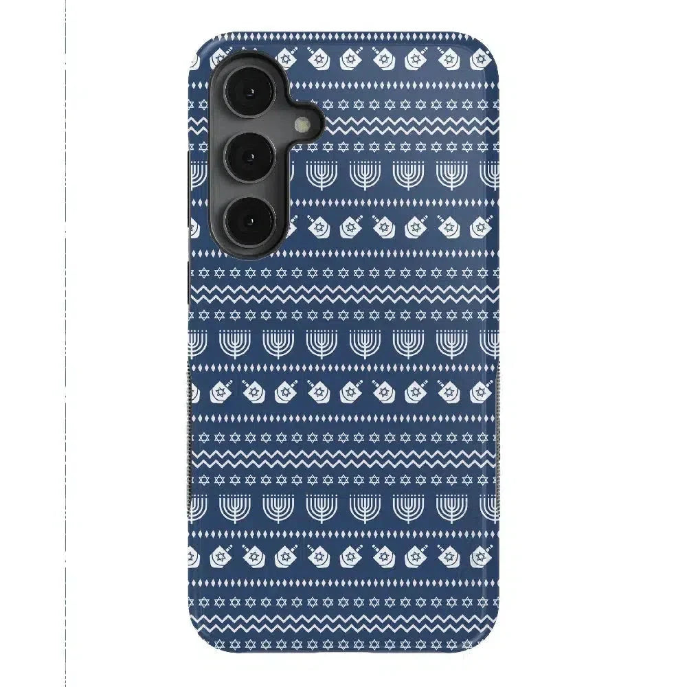 Light the Night | Hannukah Case Phone Case Casetry Bold Flex + MagSafe® Galaxy S25 Plus 