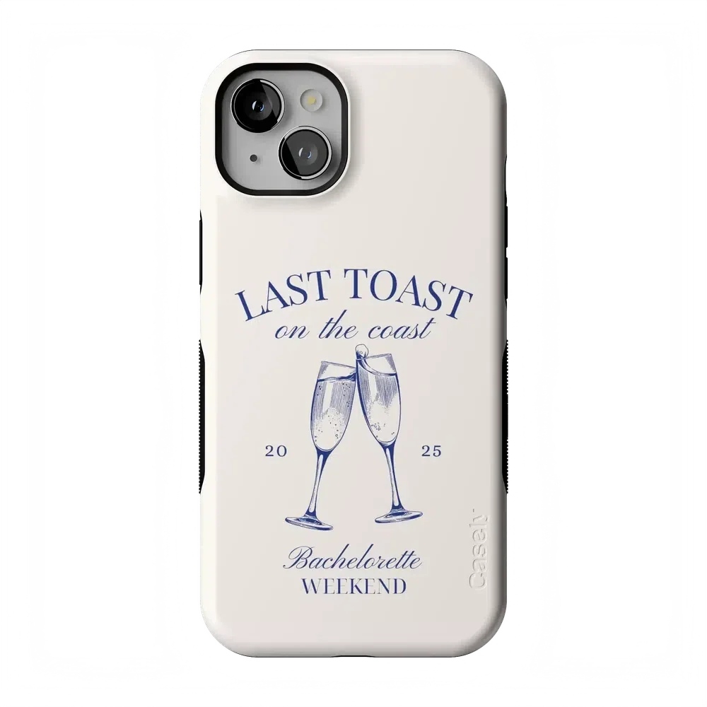 Last Toast | Off-White Coastal Bachelorette Case Phone Case Casetry Bold Flex + MagSafe® iPhone 15 Plus 